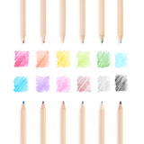 Ooly Un Mistake Ables Erasable Colored Pencils 12 Pk