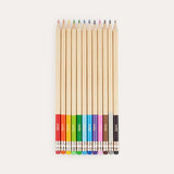 Ooly Un Mistake Ables Erasable Colored Pencils 12 Pk