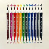 Ooly Calligraphy Duo Double Ended Markers 12 Pk