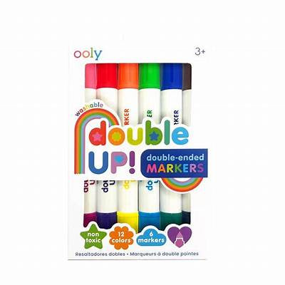 Ooly Double Up Double Ended Markers 6 Pk 12 Colors