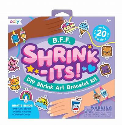 Ooly Shrink Its DIY Shrink Art Bracelet Kit B.F.F.