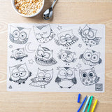 Funny Mat Owls Clear