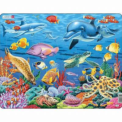 Life On Pacific Ocean 35 Pce Tray Puz