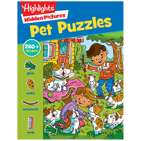 Highlights Hidden Pictures Pet Sticker Puzzles