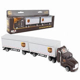 Die Cast UPS Tractor w/ 2 Trailers