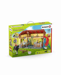 Schleich Farm World Horse Stable 82 Pce