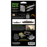 Metal Earth Premium Series Monitor & Merrimack Battle Of The Ironclads