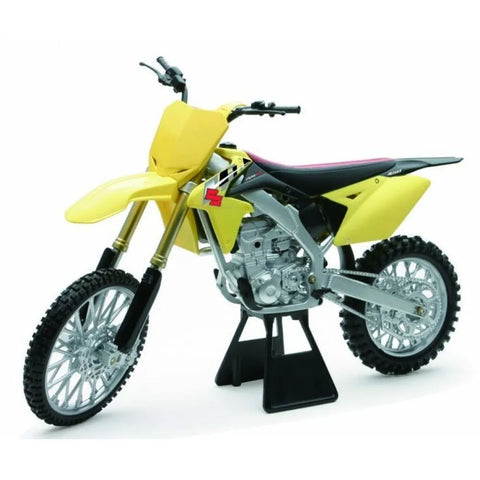 Suzuki RM-Z450 Yellow Motorcycle 1:12