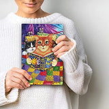 Crystal Art Notebook Kit Kitty Bedtime Stories