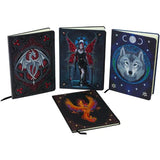 Crystal Art Notebook Kit Lunar Wolf