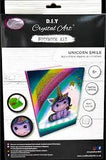 Crystal Art Notebook Kit Unicorn Smile