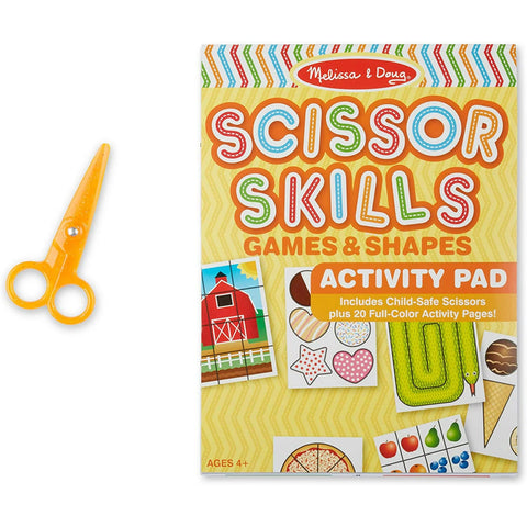 Scissor Skills Activity Pad Games & Shapes