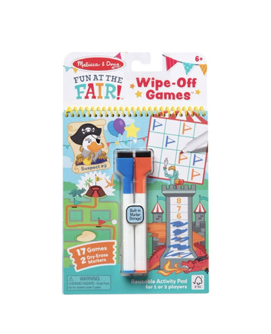 Fun At The Fair Wipe Off Games Activity Pad