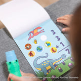 Sticker WOW Dinosaur Sticker Stamper & Book