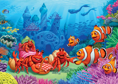 Clownfish Gathering 35 Pce Tray Puzzle