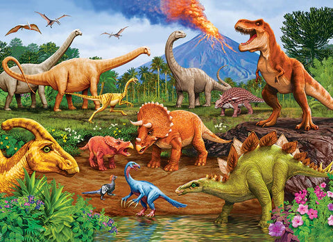 Triceratops & Friends 35 Pce Tray Puzzle