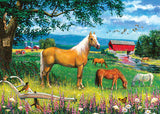 Horses In The Field 35 Pce Tray Puzzle