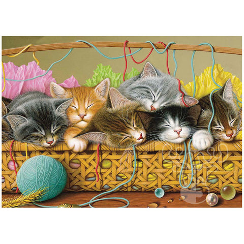 Kittens In A Basket 35 Pce Tray Puzzle