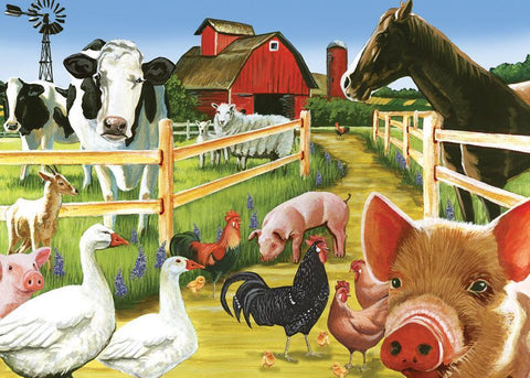 Farmyard Welcome 35 Pce Tray Puzzle