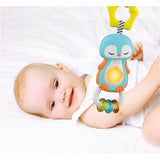 Baby Clementoni Sweet Penguin Light & Melodies Rattle