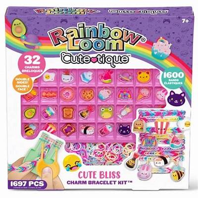 Rainbow Loom Cute Bliss Charm Bracelet Kit 1697 Pce