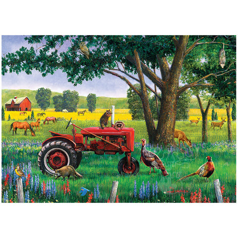Red Tractor 35 Pce Tray Puzzle