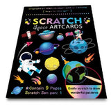 Scratch Art Cards Space