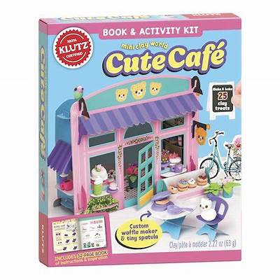 Klutz Mini Clay World Cute Cafe Book & Activity Kit