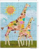 Snax Puzzle 48 Pce Sunshine Giraffes