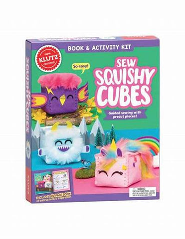 Klutz Sew Squishy Cubes Book & Activity Kit