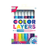 Ooly Color Layers Double Ended Layering Markers 8 Pk