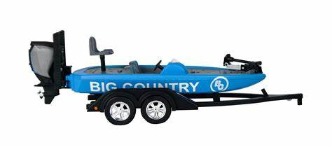 Big Country Bass Fishing Boat w/ Acc.