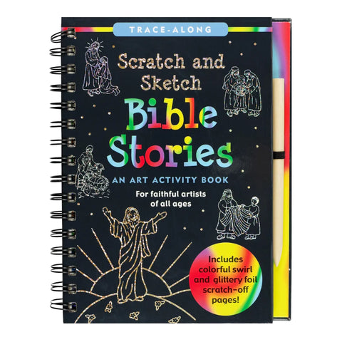 Scratch And Sketch Bibles Stories Activity Book