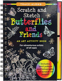 Scratch And Sketch Butterflies & Friends Activity Book