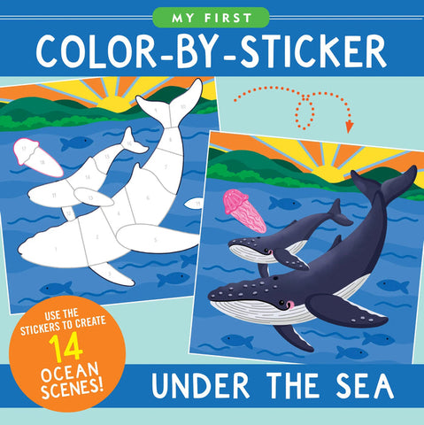 My First Color By Sticker Book Under The Sea