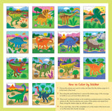 My First Color By Sticker Book Dinosaurs