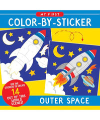 My First Color By Sticker Book Outer Space