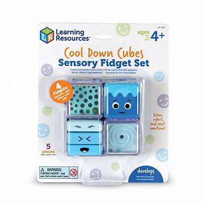 Cool Down Cubes Sensory Fidget Set 5 Pce