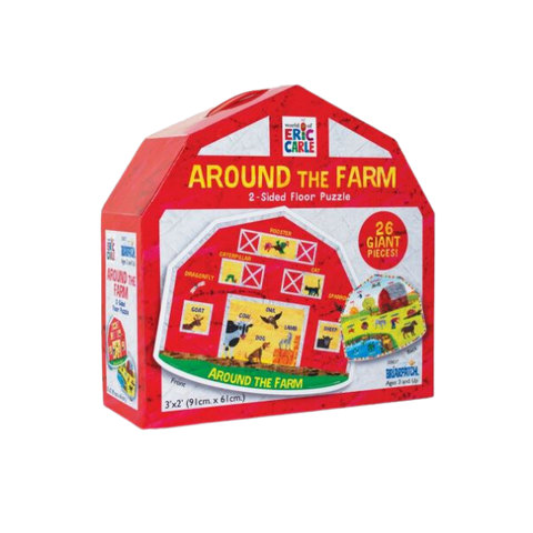 Around The Farm 2-Sided Floor Puzzle 26 Pce