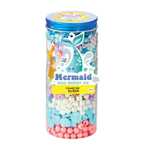 Mermaid Bead Jewelry Jar