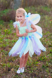 Great Pretenders Butterfly Dress w/ Wings & Wand 5-6