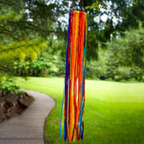 24" Rainbow Ribbon Windsock