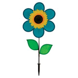 12" Teal Sunflower w/ Leaves