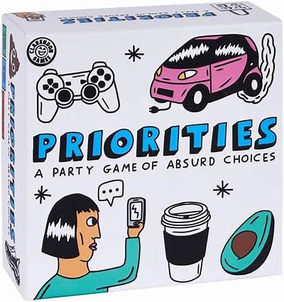Priorities Absurd Choices Card Game