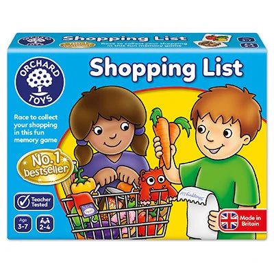 Shopping List Memory Game