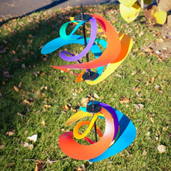 Rainbow Poly Double Vortex Spinner