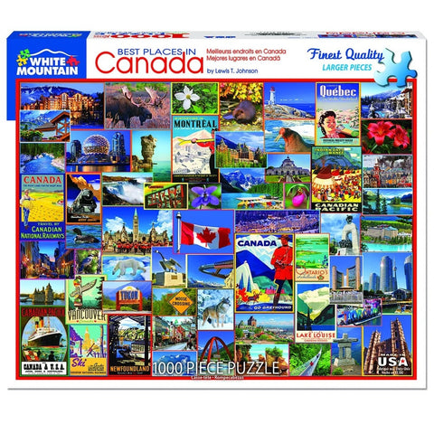 Best Places In Canada Puzzle 1000 Pce