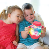 Sensory Light Up Jar - Orange