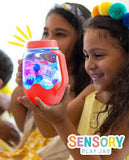 Sensory Light Up Jar - Orange