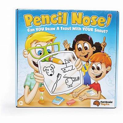 Pencil Nose Game By Fat Brain